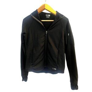 REI Wind Pro activewear jacket, large, hooded, full zipper, monkey paws